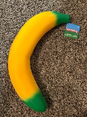 Sunny Days Squeezy Banana Toy Toymendous